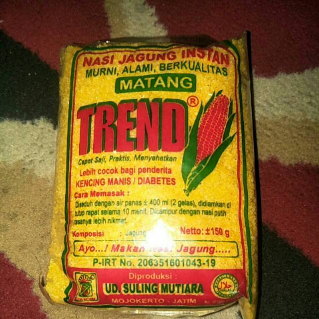 

Beras jagung TREND 150gr murni