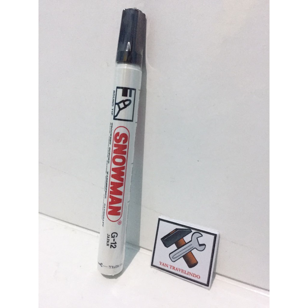

SPIDOL PERMANENT TIDAK BISA DI HAPUS MEREK SNOWMAN ORIGINAL MARKER