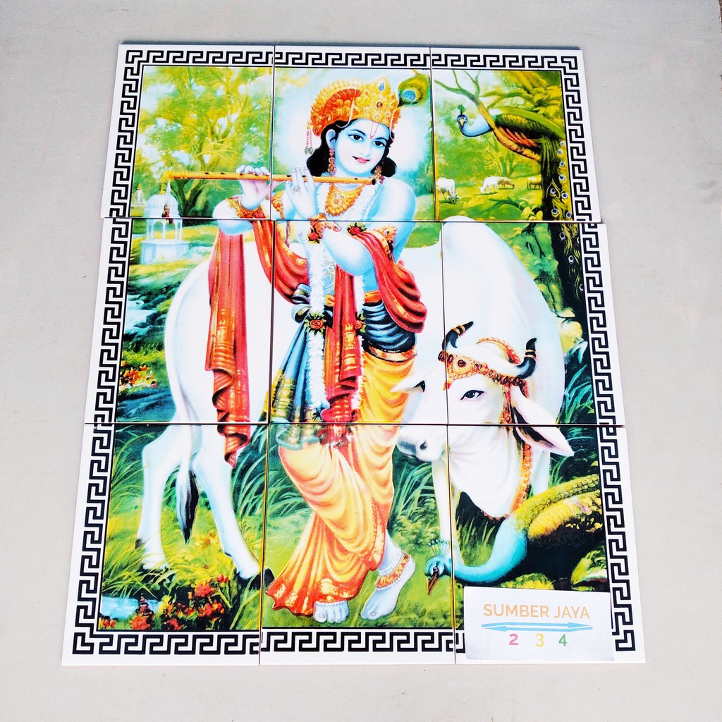 KERAMIK DINDING Motif Krisna Kresna 9X20X25 TERMURAH