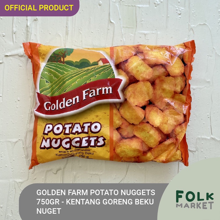 

GOLDEN FARM Potato Nuggets 750gr - Kentang Goreng Beku Naget / Nuget