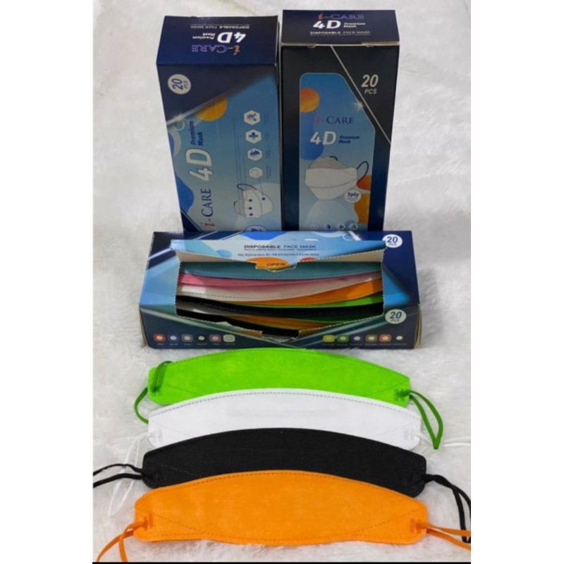 Masker EVO Plusmed 4D I-Care Premium Quality harga perbox isi 20pcs