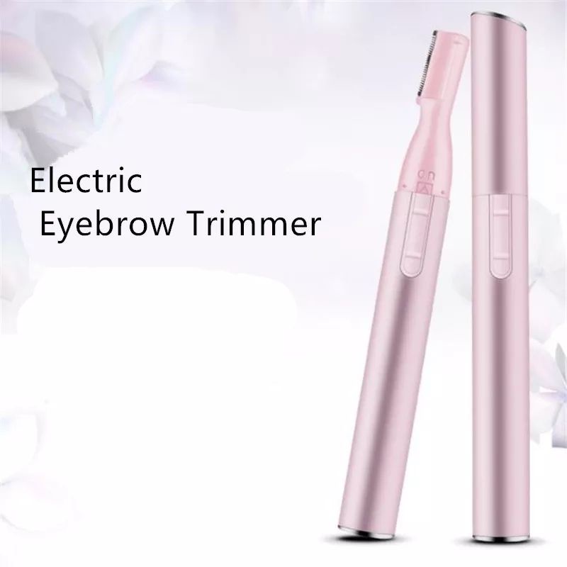 2 IN 1 Portable Mini Electric Eyebrow Trimmer Face Body Bikini Hair Remover Beard Electric Shaver Razor