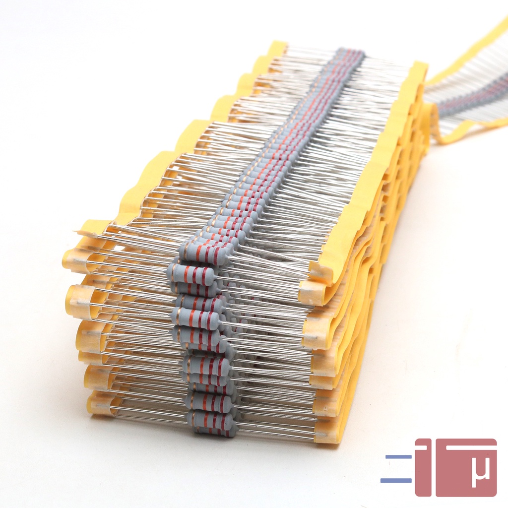 x10 Resistor 22K 1W Metal Oxide 5% Taiwan Kaki Tembaga