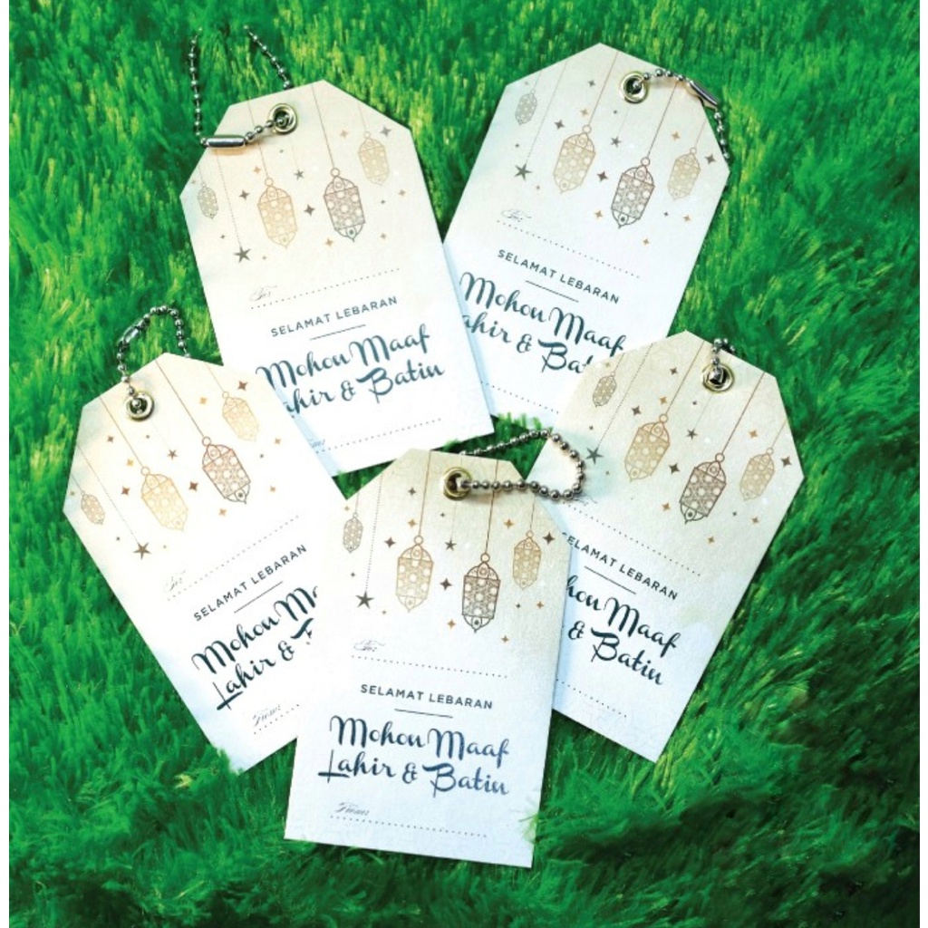 

HANGTAG SELAMAT LEBARAN KARTU UCAPAN HAMPERS PARCEL IDUL FITRI EID RAMADHAN DELIVERY CARD MOHON MAAF LAHIR BATIN