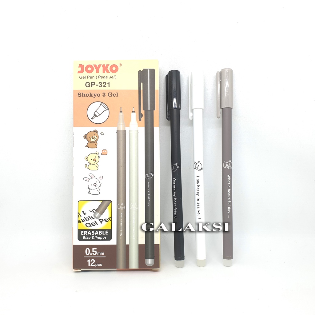 

PULPEN GELPEN ERASABLE / PULPEN GELPEN HAPUS GP-321 JOYKO