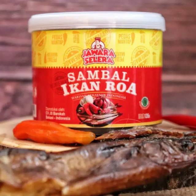 

Sambal Roa / Sambel Ikan Roa Jawara Selera 135g / Sambal Ikan Roa Khas Manado [ TERLARIS ]