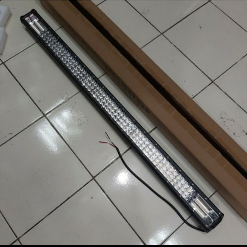 LAMPU SOROT LED LIGHT BAR OFFROAD 120 CM 648W 648 WATT / Lampu Offroad Led Bar Warna Putih