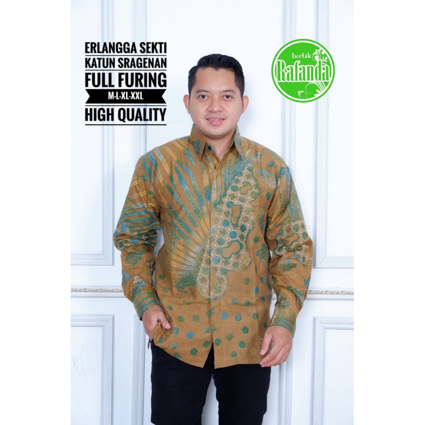 ERLANGGA SEKTI RAFANDA BATIKSOLOAMANAH KEMEJA BAJU BATIK PRIA SOLO LENGAN PANJANG PENDEK LAPIS FURING ATASAN BATIK PREMIUM MODERN KATUN HALUS PERMATA HITAM 2 LURIK ABU PETA UNGGU ALDIANSYAH ANGGARA MERAH PEKSI JODO CEMPAKA HIJAU KOKO MODANG NAVY ADI