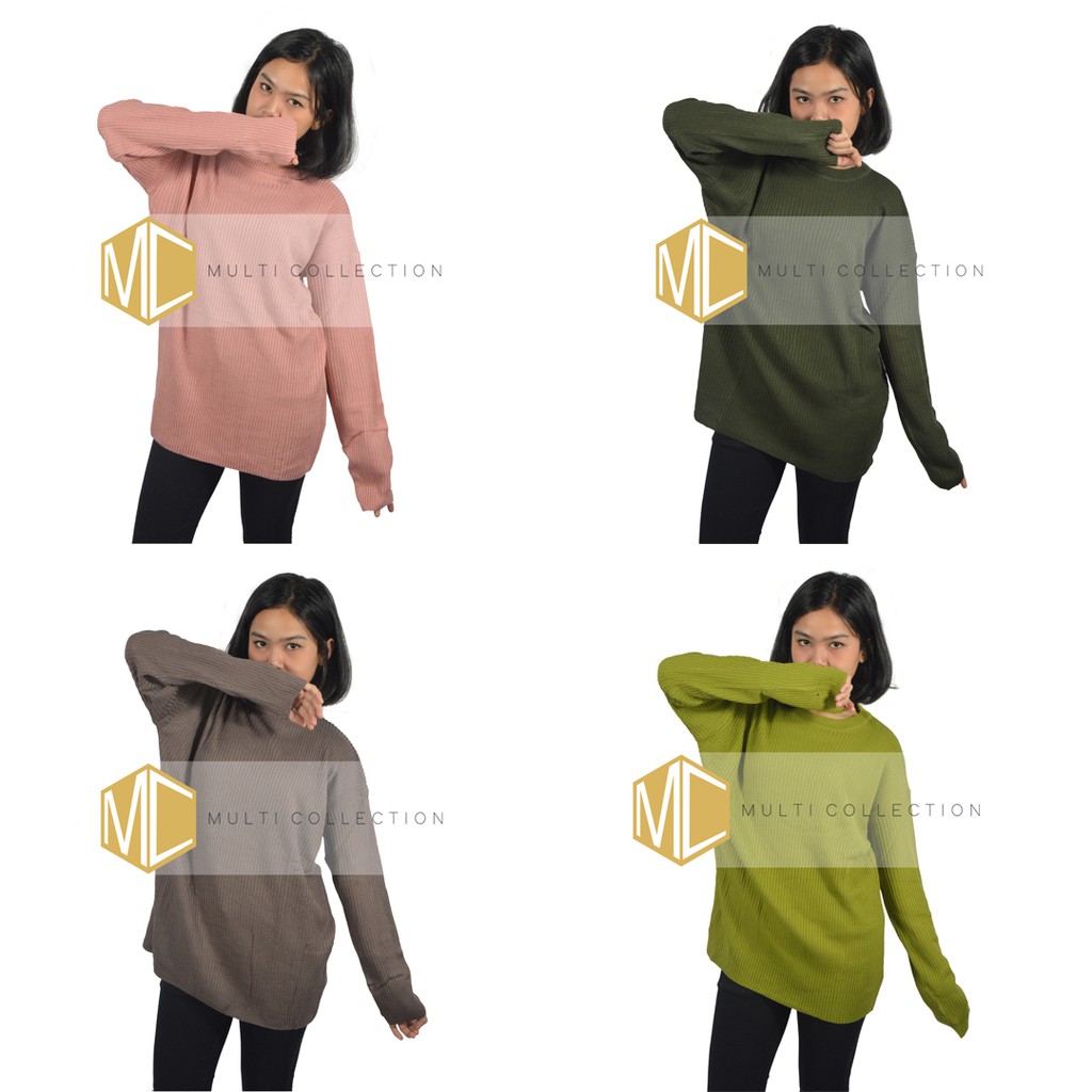 BOXY PREMIUM JUMBO MCRD / Baju Sweater / Rajut Jumbo / Sweater Over Size / Sweater Rajut Wanita-6