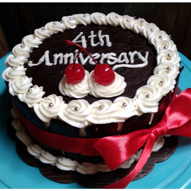 

black forest cake bulat 22cm