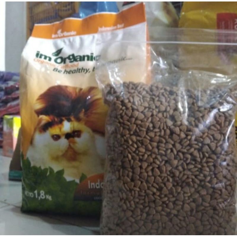 Makanan Kucing im organic Best repack 1kg