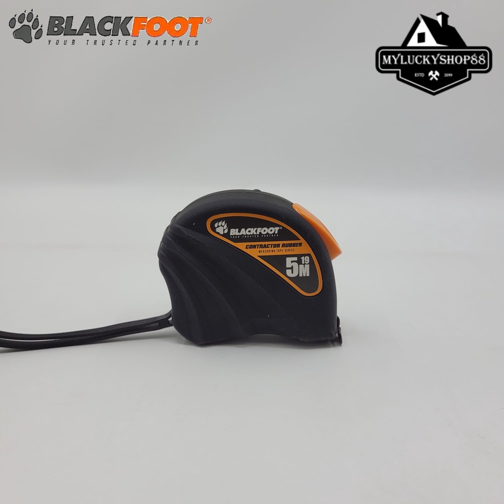 Blackfoot Meteran Roll 5 Meter Magnet Karet Measuring Tape Rubber 5m