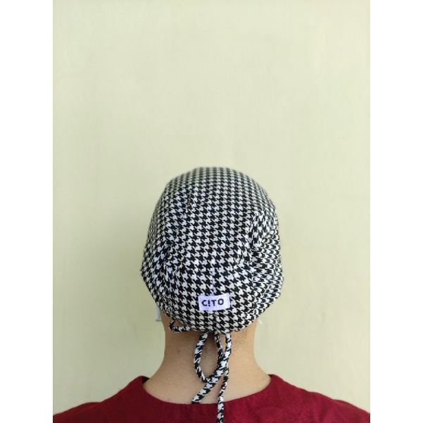 Head cap / head cap medis motif / surgical cap / topi dokter / topi operasi / topi perawat
