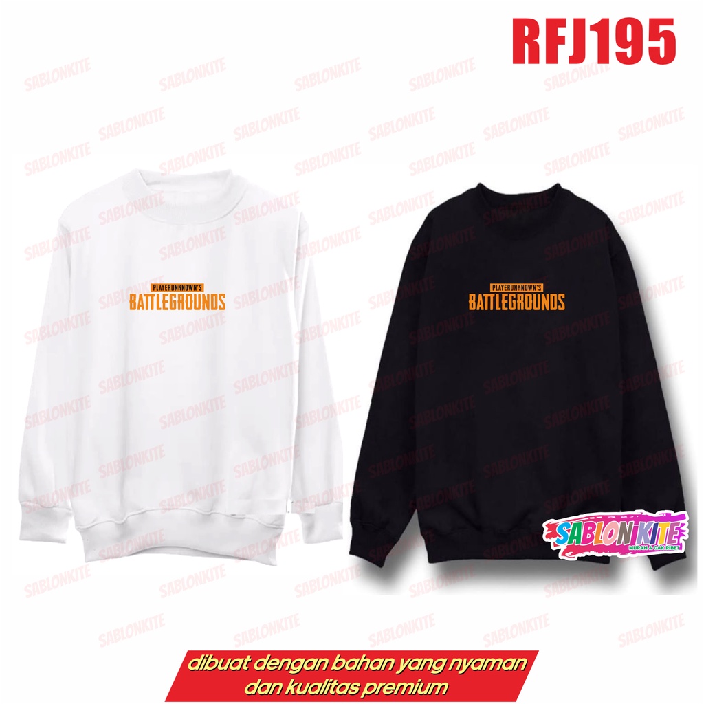 MURAH!!! SWEATER HOODIE GAME RFJ195 BATTLE GROUND