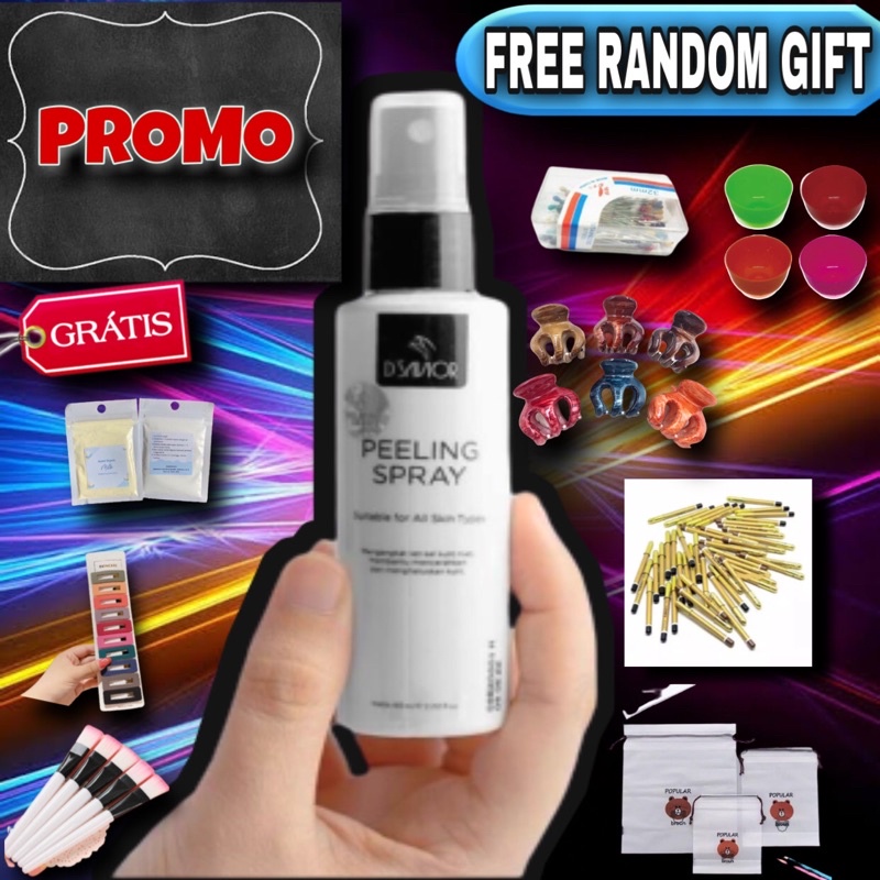 PEELING SPRAY DSAVIOR/SATU PAKET BODY WHITENING SERUM DAN PEELING SPRAY/PEELING SPRAY