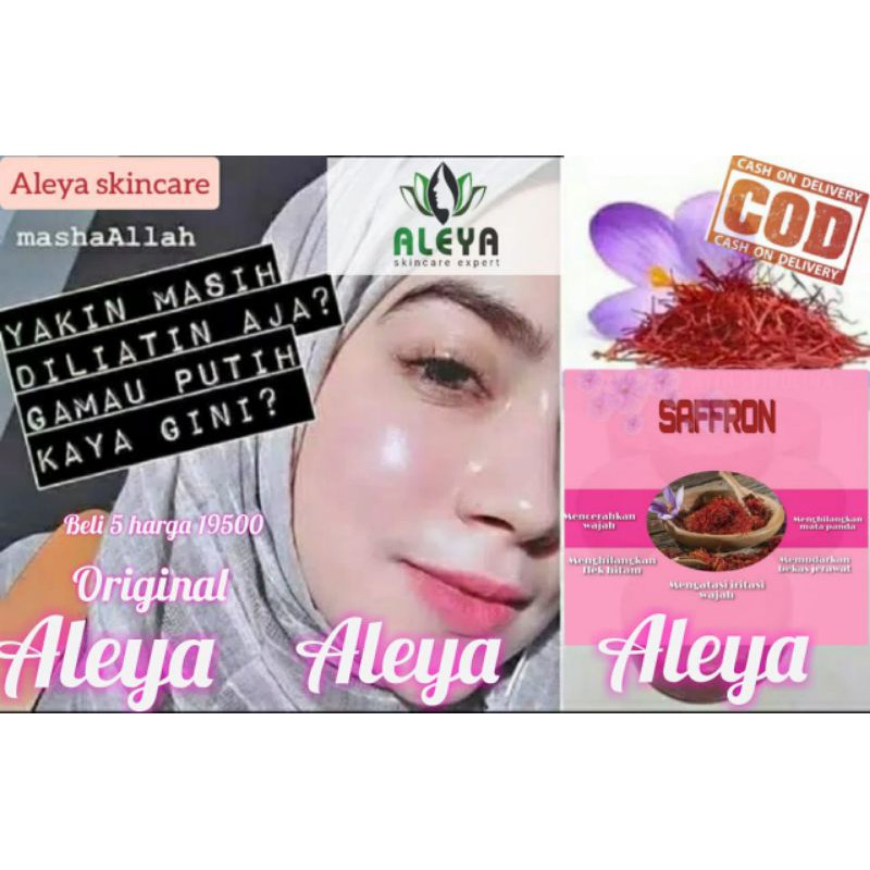 Sabun saffron aleya skincare glowing