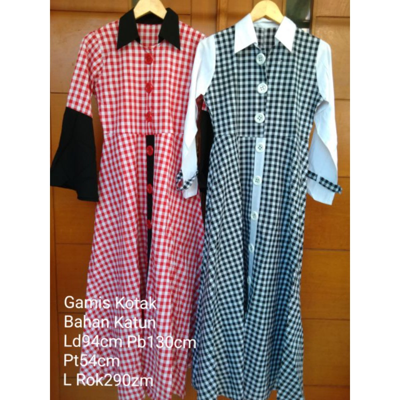 Baju Muslim/Dress Harian/Maxi Murah/Gamis Katun Bunga Kecil