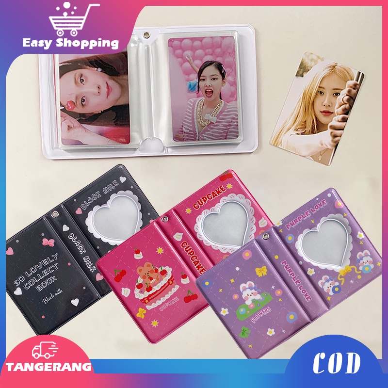 Photocard Book 3 Inch Mini Album Photocard 40 Slot Buku Photocard Lucu Photocard Collect Book