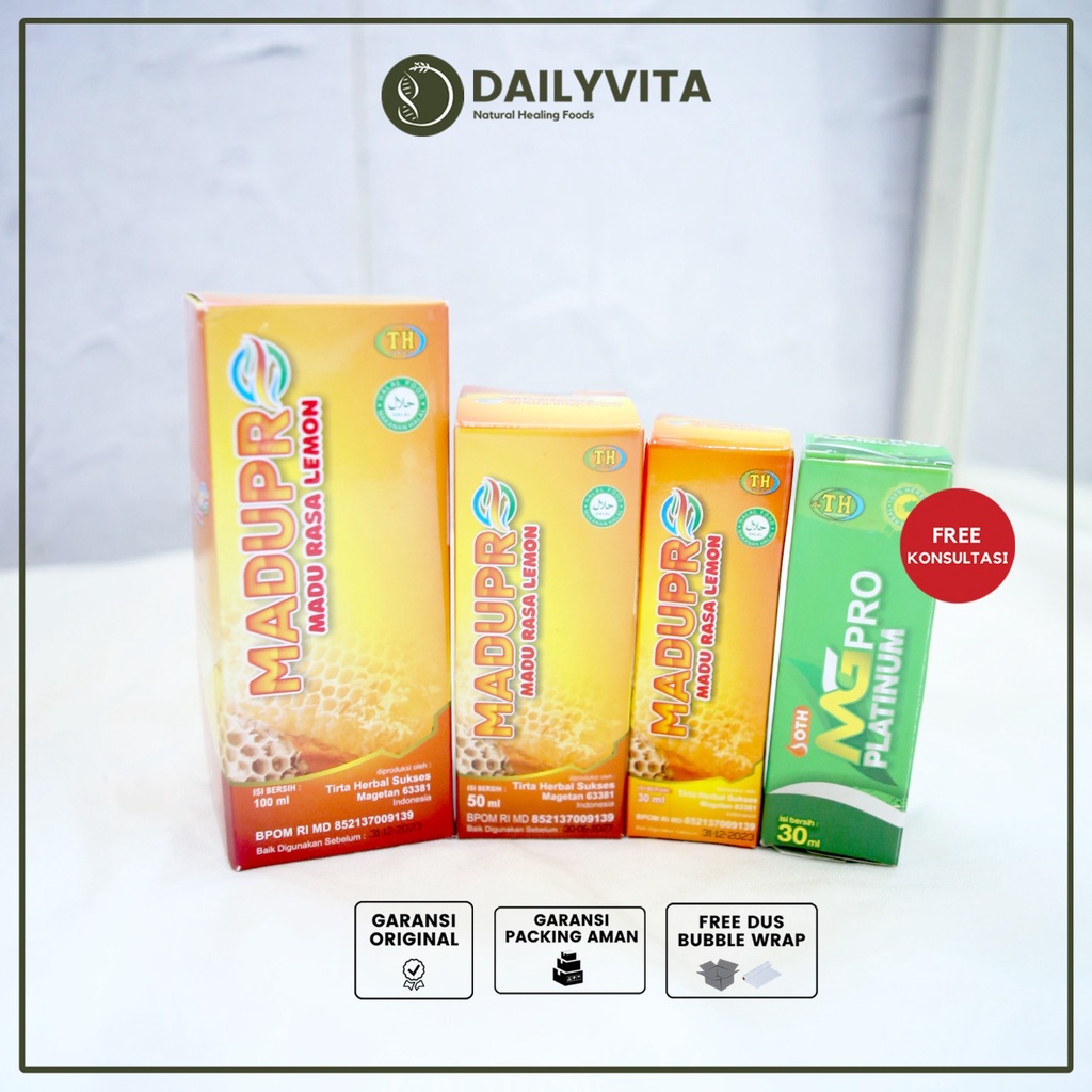 Bioth - Madu Pro Lemon 30 Ml Obat Tetes Herbal/Madu Pro Lemon Mini 50 Ml /Madu Pro Lemon 100 Ml