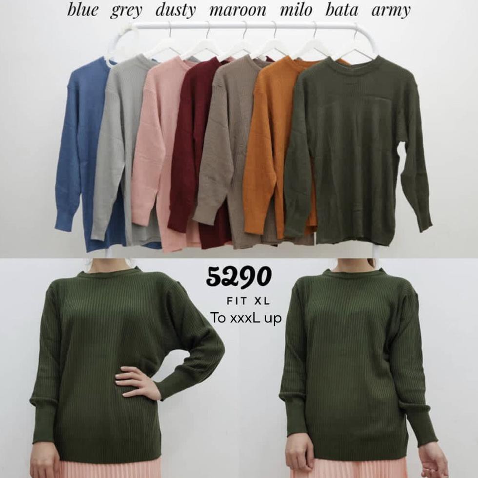 sweater rajut bigsize baju knit jumbo baju atasan wanita jumbo bigsize rajut jumbo knitwear bigsize