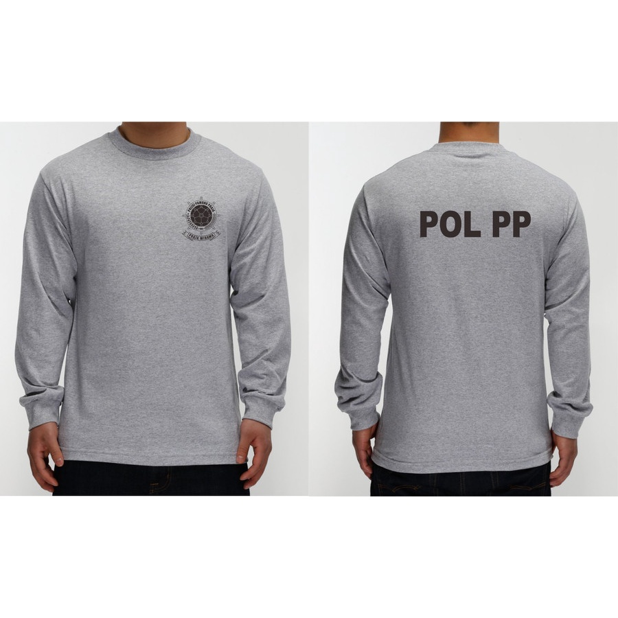 kaos pol pp panjang / baju pol pp longsleeve