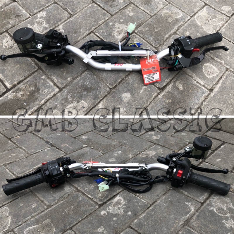 stang day stir day replika daytona set gas saklar kanan kiri dan master rem Brembo sett tinggal pasa