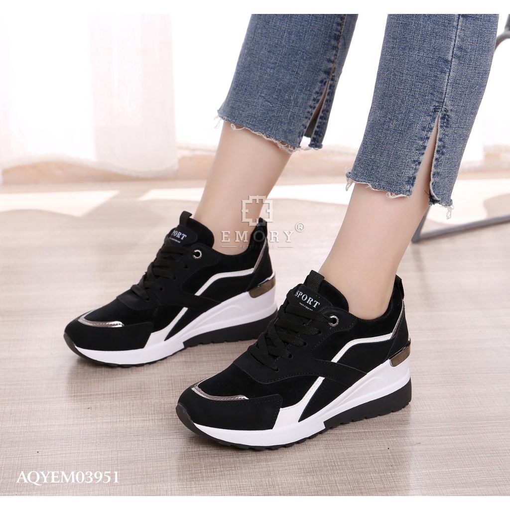 SV - EMORY Farenno Sepatu Wedges Wanita AQYEMO3951