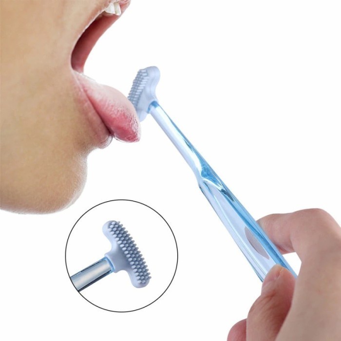 FMFIT SIKAT LIDAH PEMBERSIH LIDAH TONGUE CLEANER BEBAS BAU MULUT BAU NAFAS