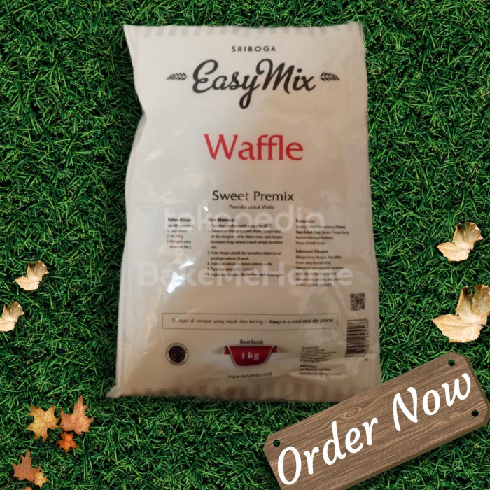 

✨COD✨ Tepung Sriboga Easymix Waffle 1 Kg