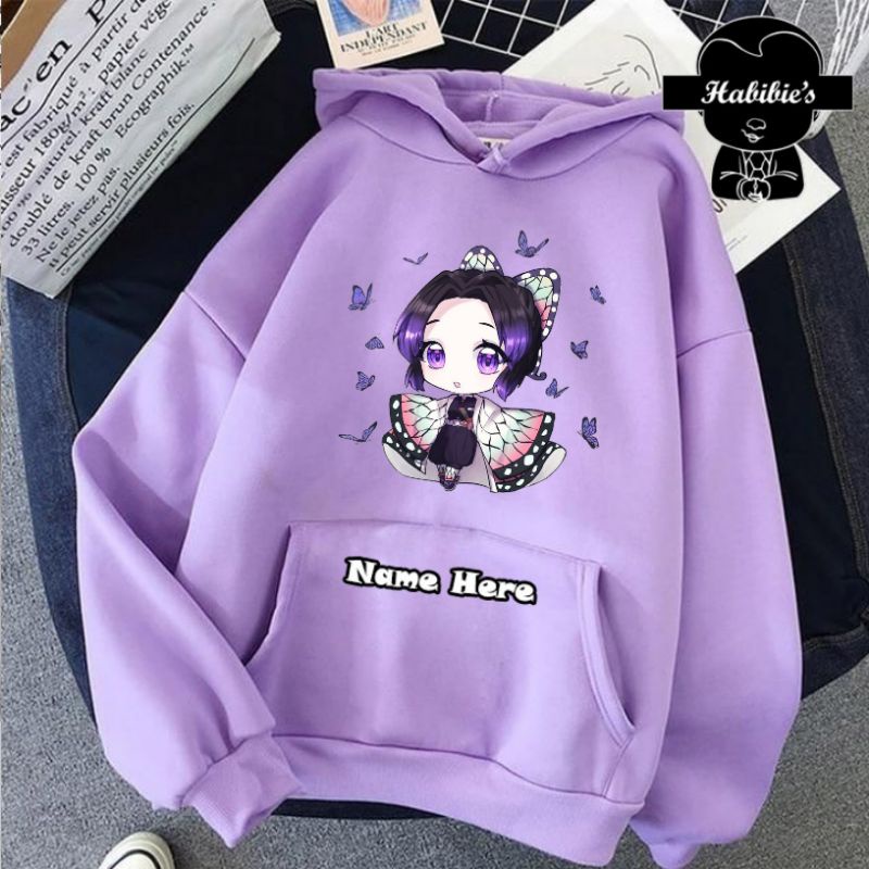 Jaket Hoodie Anak DEMON SLAYER Hashira Shinobu Kocho Baby Jaket Anime 71 - Habibie's