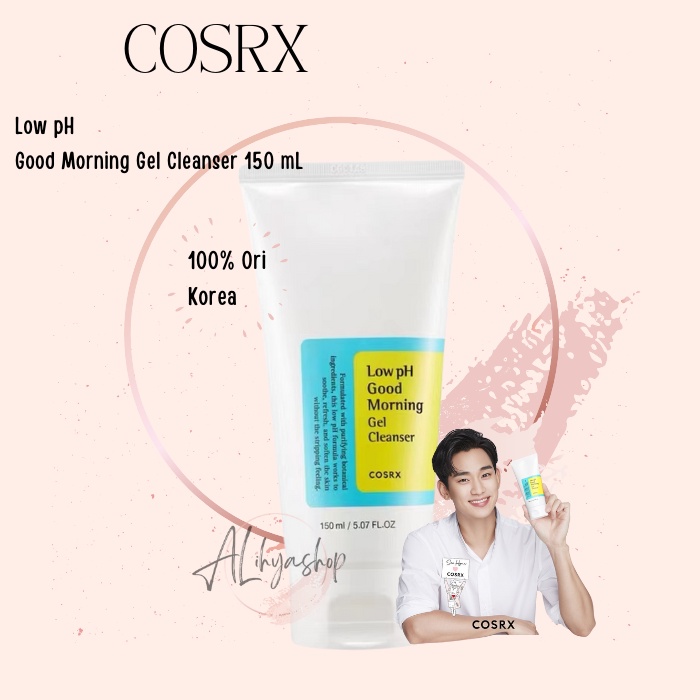 COSRX Low pH Good Morning Gel Cleanser 150 ml KOREA 100% Original pembersih muka/sabun cuci muka