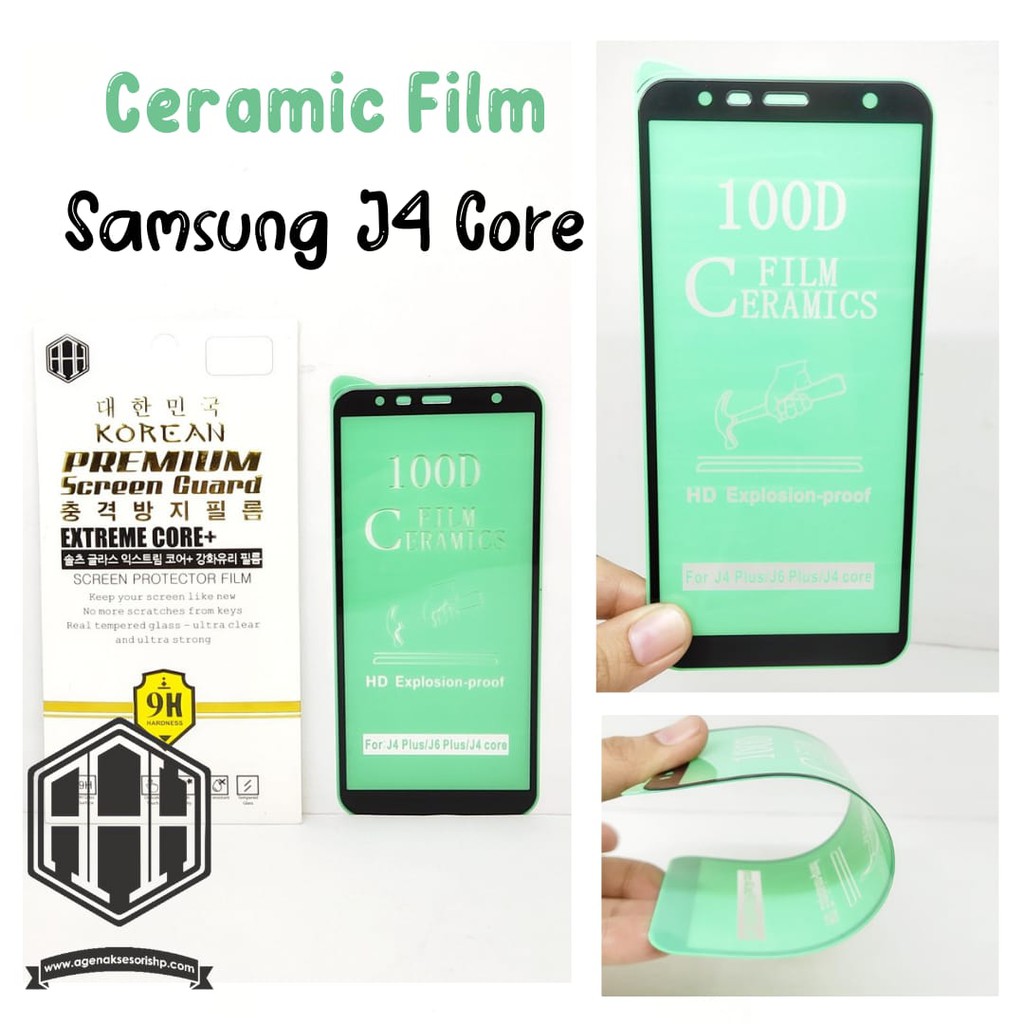Tempered Glass CERAMIC Samsung J4 Core 6.0" Nano Ceramic ANTI PECAH