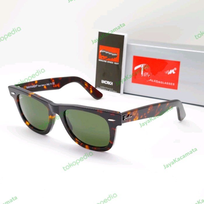 kacamata sunglasses pria wanita wayfarer grade original tortoise kilat