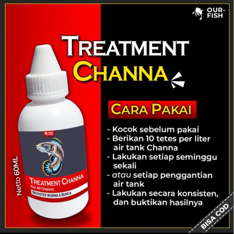 Ourfish - Treatment Channa Booster Untuk Semua Channa