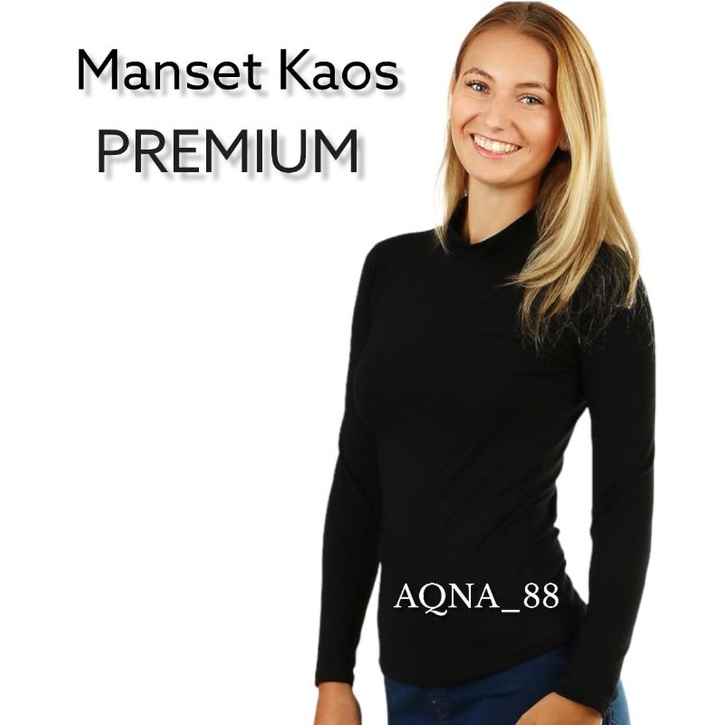 Kaos Manset Wanita Lengan Panjang | Menset Wanita | Inner Baju Premium