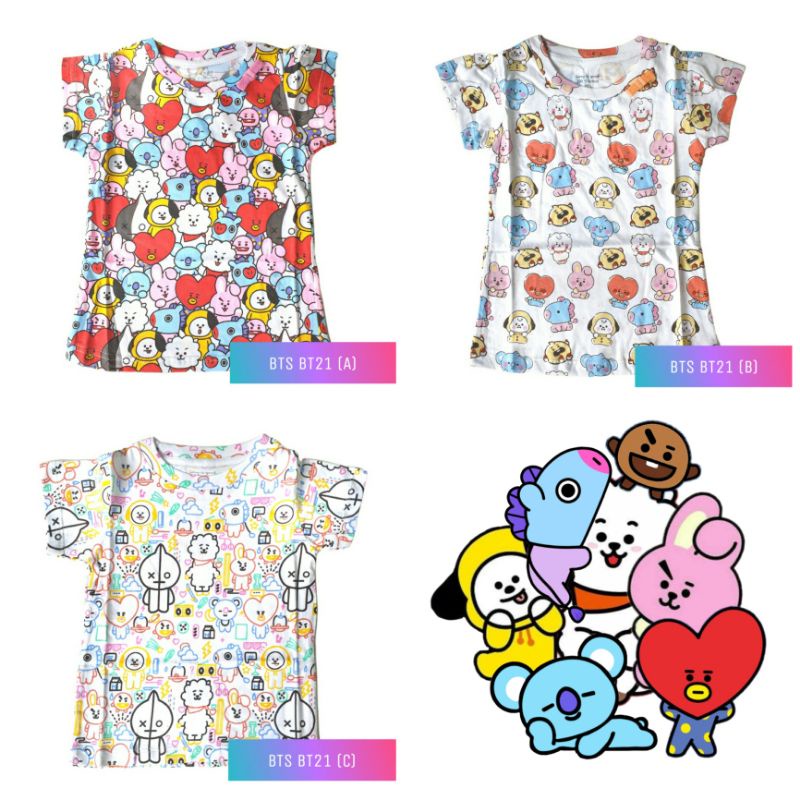 Loopie Kids Kaos Anak Perempuan Print Tee