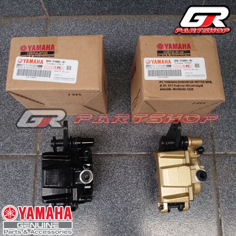 kaliper assy r15 v2 pnp mio smile soul fino f1zr jupiter z vega r nmax old new aerox old new vixion old new xabre jupiter mx original yamaha fizr fiz f1z r caliper rem gold emas black hitam depan belakang kepala pala babi ori ygp