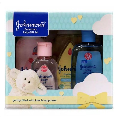 Johnson's Essentials Baby Gift Set Paket Kado Kelahiran Bayi