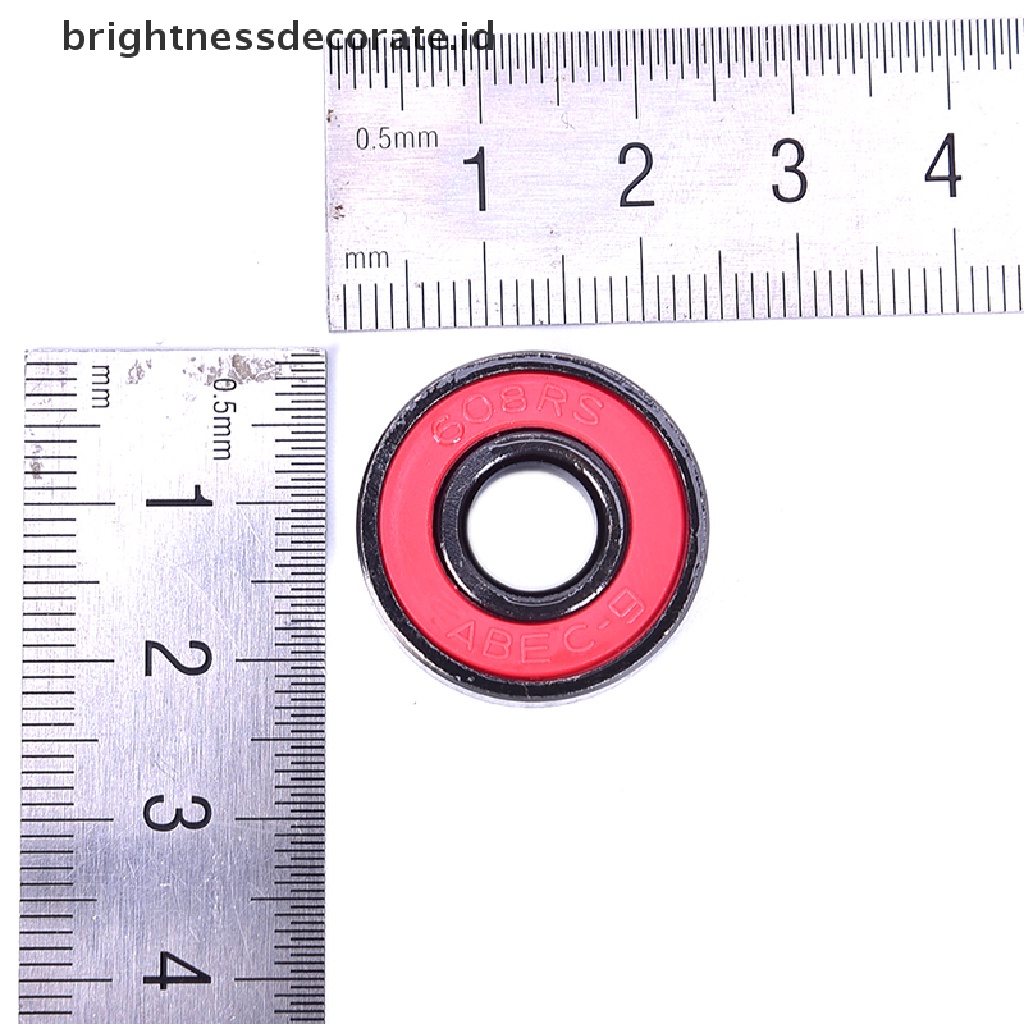 10pcs / Set 608 2rs Bearing Deep Groove Steel Seal Ball Bearings 608rs 608-2rs