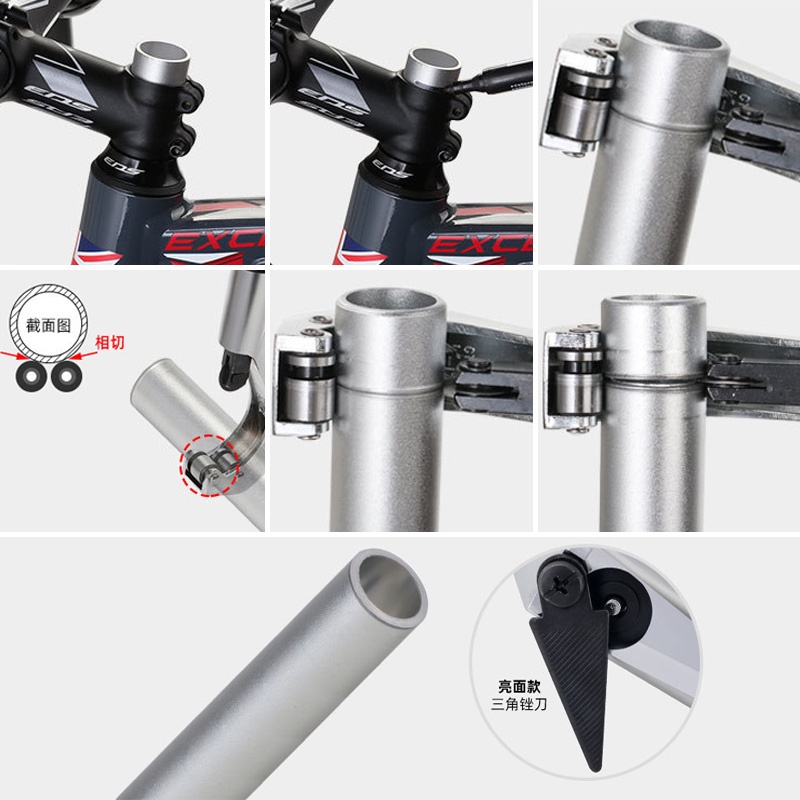 Sepeda Cutter Pemotong Potong Fork Handlebar Seatpost Alat Potong Pipa Besi Aluminium Alloy