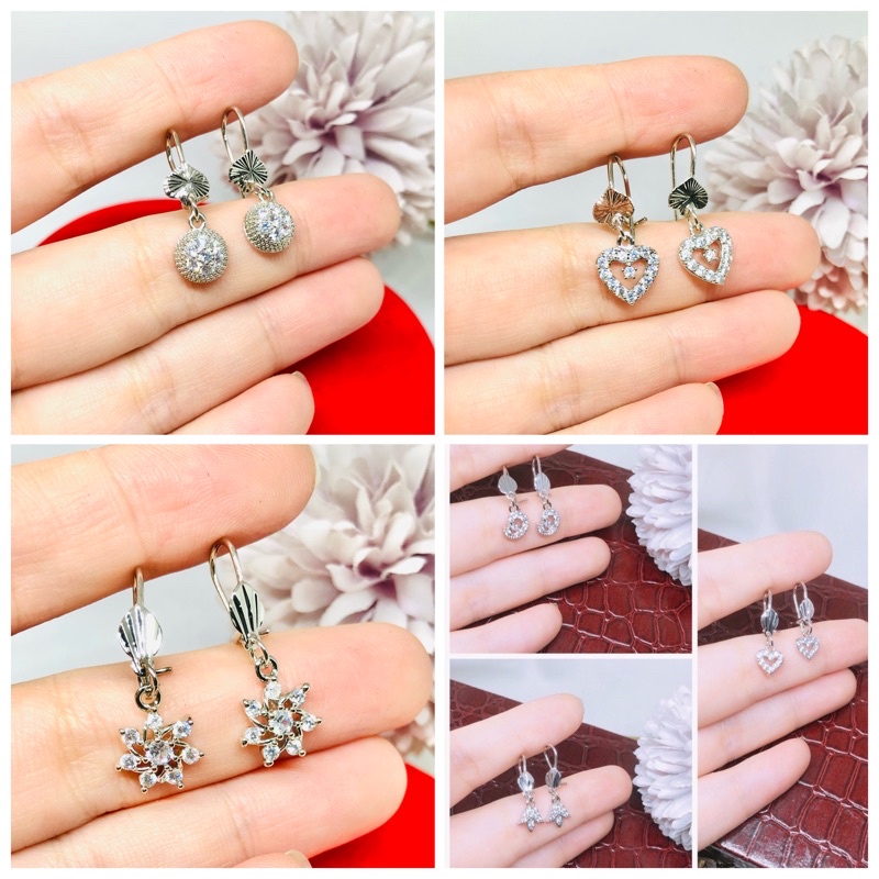 Anting desi silver permata Xuping