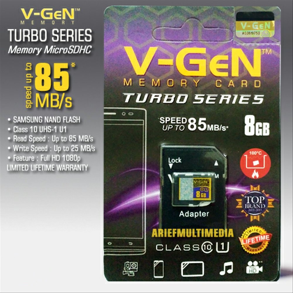 V-GeN SD Card 8-16-32 Gb Turbo | Memory Card | Vgen