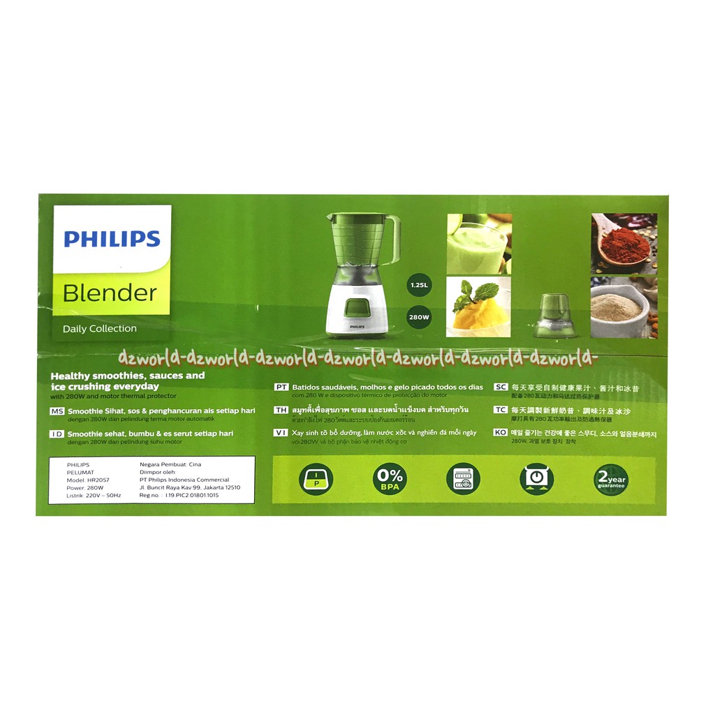 Philips Blender Daily Colection Alat Penghalus Bumbu Alat Pembuat Jus