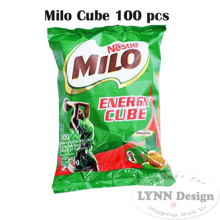 

Original Nestle Milo Cube 100 Pcs Import Malaysia Made In Nigeria_Lyn