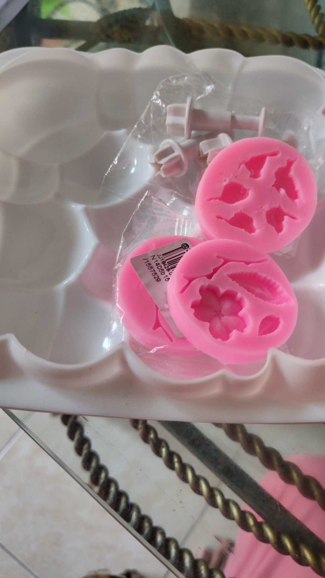 3pcs / Set Cetakan Pemotong Adonan Kue Biskuit Desain Bintang Broxah