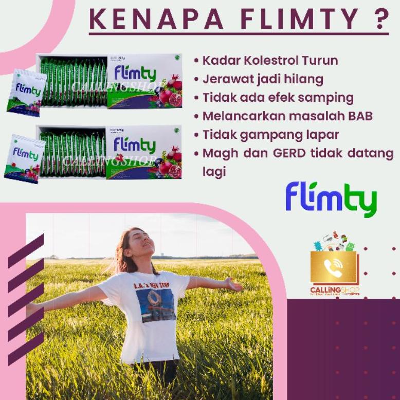 

Flimty (32 Saset) Obat Pelangsing Diet Kurus Detox Usus