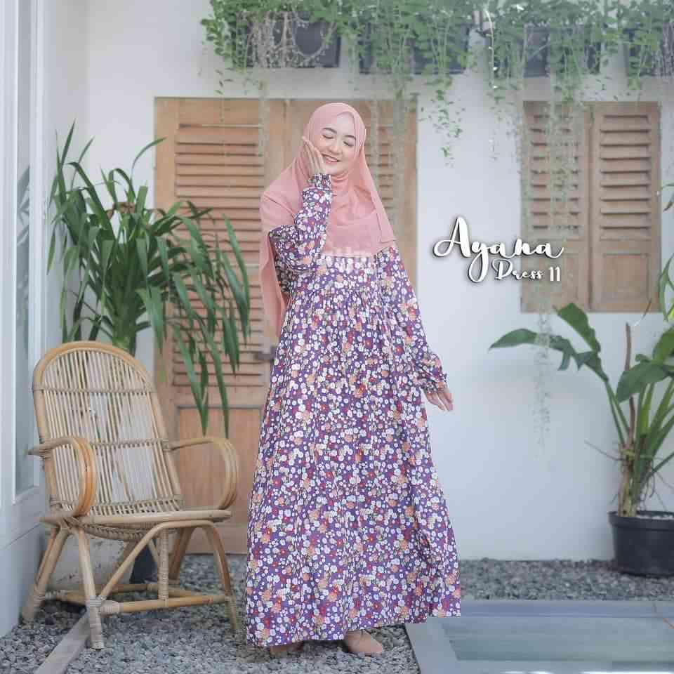 AYANA DRESS || Gamis Mon dan Kids Original By ATTIN HIJAB