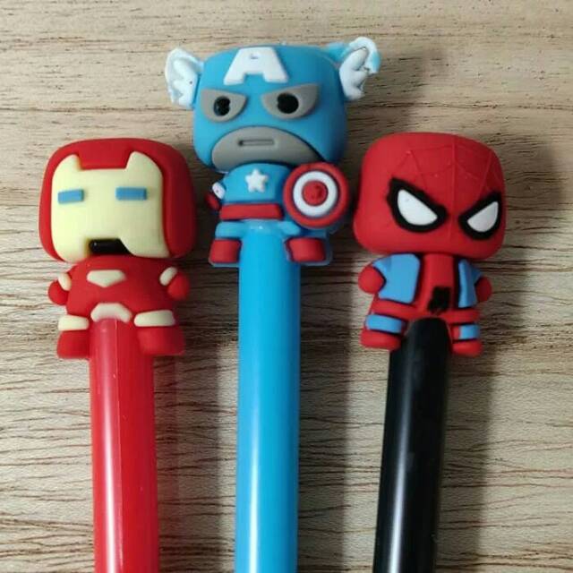 

Pulpen Gel karakter Super Hero lucu