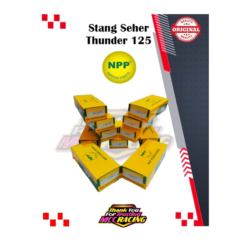 STANG SEHER THUNDER 125 NPP - STANG PISTON THUNDER  125 NPP