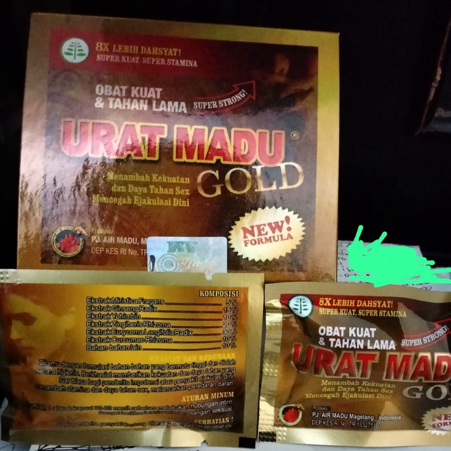 URAT MADU GOLD ISI 10 SACHET (20 KAPSUL)